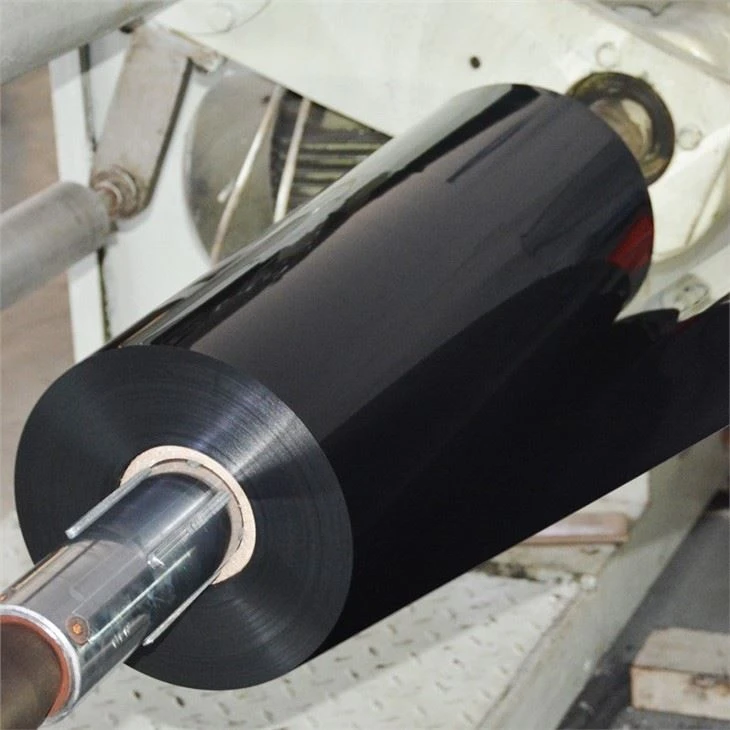 0.8mm Hard Thick Plastic Black Colored Blister PET Sheet Film For Vacuum Forming